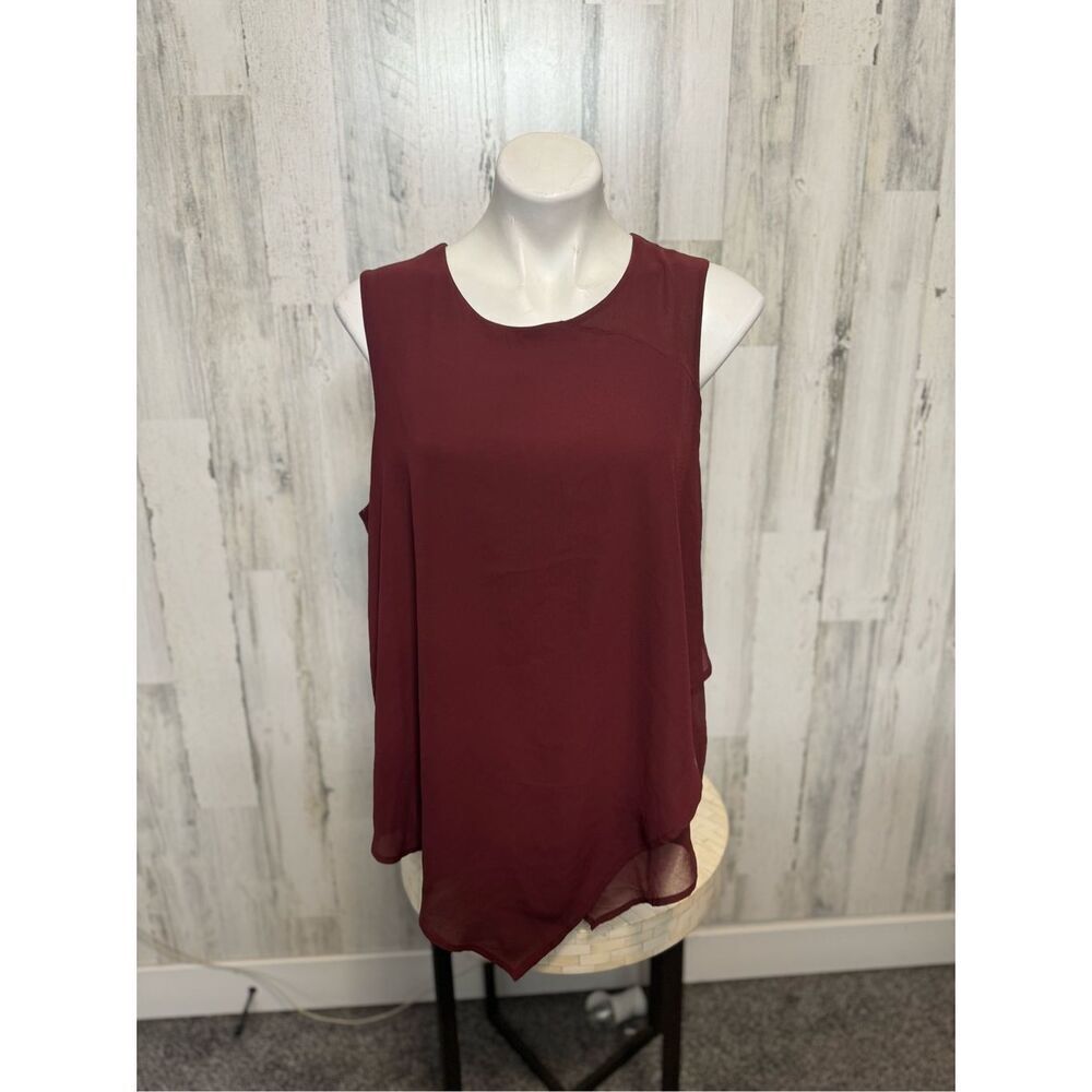 Burgundy blouse